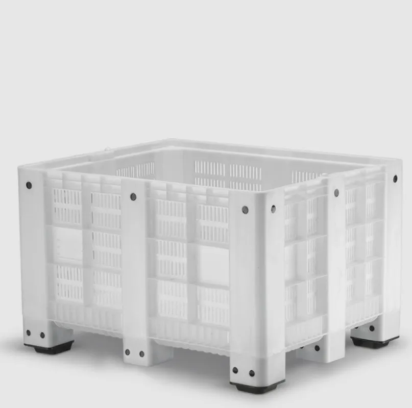 Caixa pallet vazada c/9 sapatas